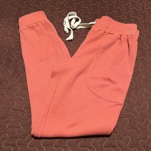 waffle knit joggers